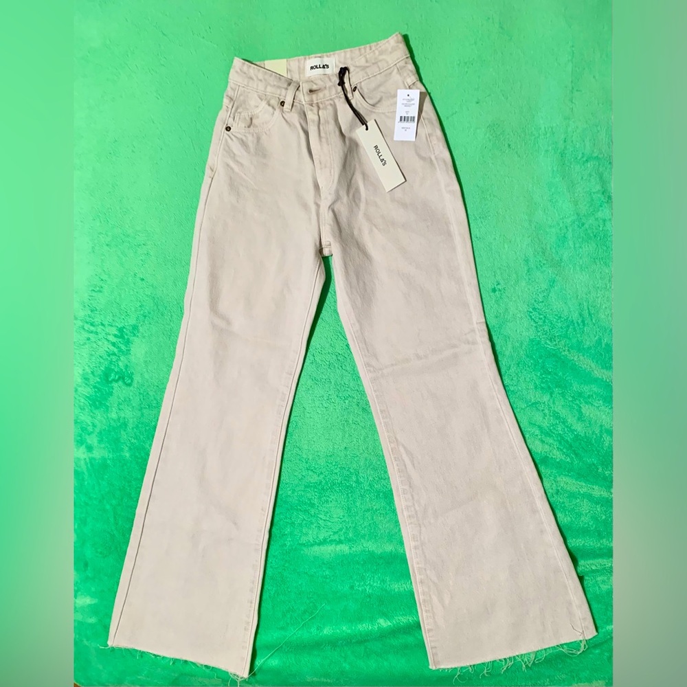 Rolla's Women's Eastcoast Crop Salt Flare Jeans
